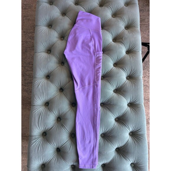 Fabletics Cargo Side Pocket Purple Leggings - Picture 8 of 9